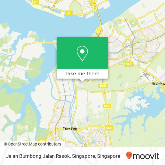 Jalan Bumbong Jalan Rasok, Singapore map