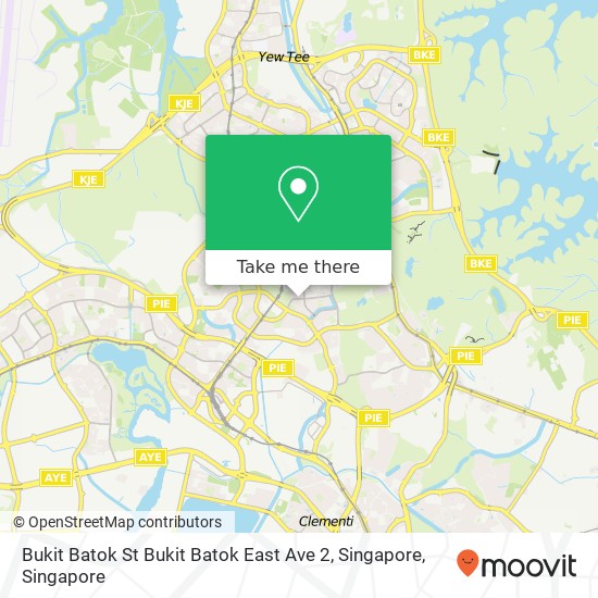 Bukit Batok St Bukit Batok East Ave 2, Singapore map
