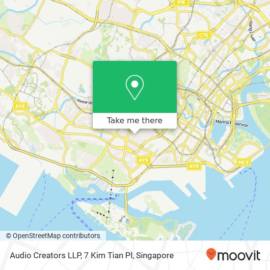 Audio Creators LLP, 7 Kim Tian Pl地图
