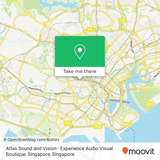 Atlas Sound and Vision - Experience Audio Visual Boutique, Singapore map