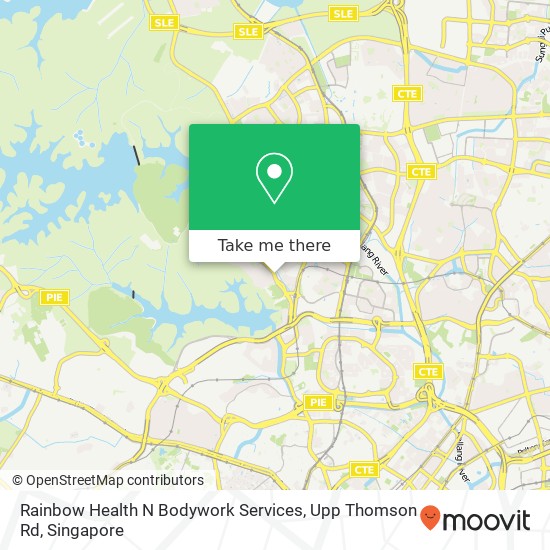 Rainbow Health N Bodywork Services, Upp Thomson Rd地图