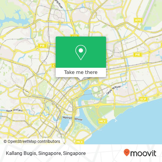 Kallang Bugis, Singapore map