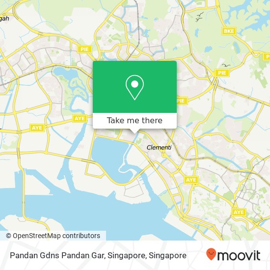Pandan Gdns Pandan Gar, Singapore map