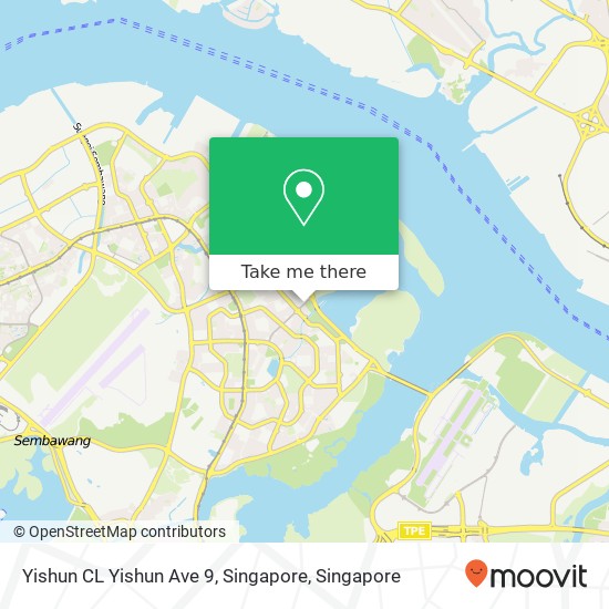 Yishun CL Yishun Ave 9, Singapore map