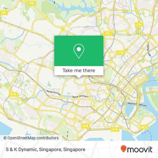 S & K Dynamic, Singapore map