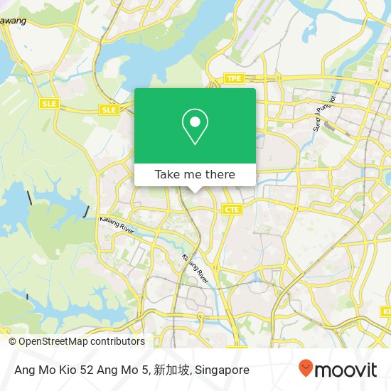 Ang Mo Kio 52 Ang Mo 5, 新加坡地图