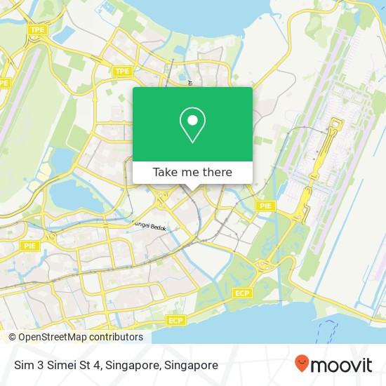 Sim 3 Simei St 4, Singapore map