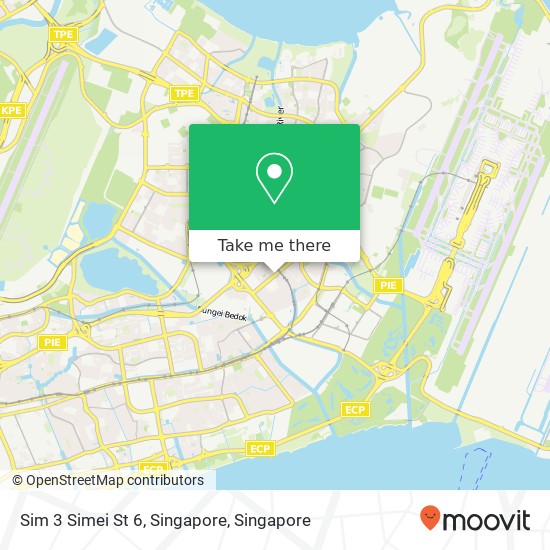 Sim 3 Simei St 6, Singapore map