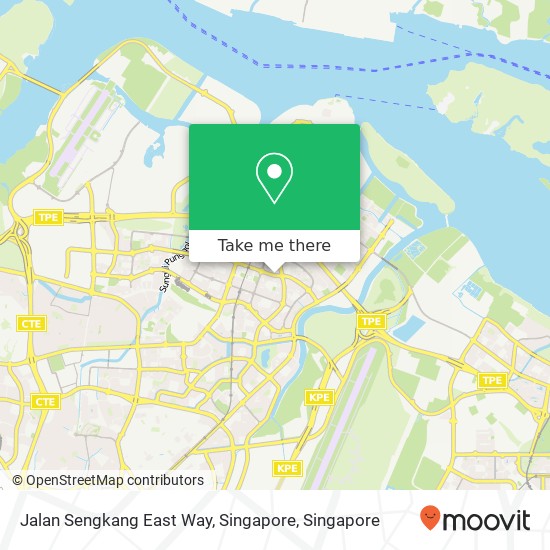 Jalan Sengkang East Way, Singapore map