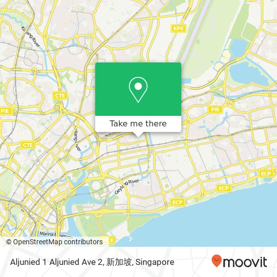 Aljunied 1 Aljunied Ave 2, 新加坡地图