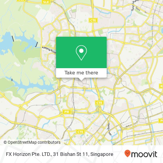 FX Horizon Pte. LTD., 31 Bishan St 11 map
