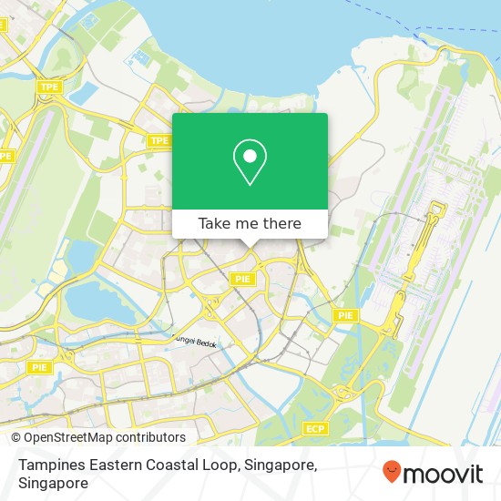 Tampines Eastern Coastal Loop, Singapore map