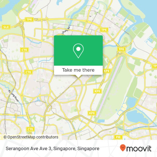 Serangoon Ave Ave 3, Singapore map