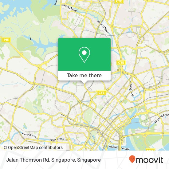 Jalan Thomson Rd, Singapore map