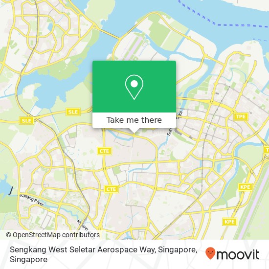 Sengkang West Seletar Aerospace Way, Singapore map