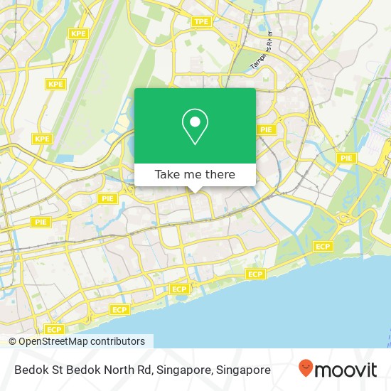 Bedok St Bedok North Rd, Singapore地图