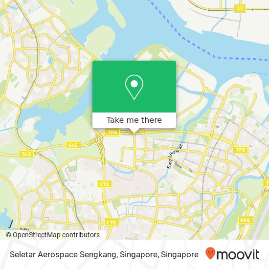 Seletar Aerospace Sengkang, Singapore地图