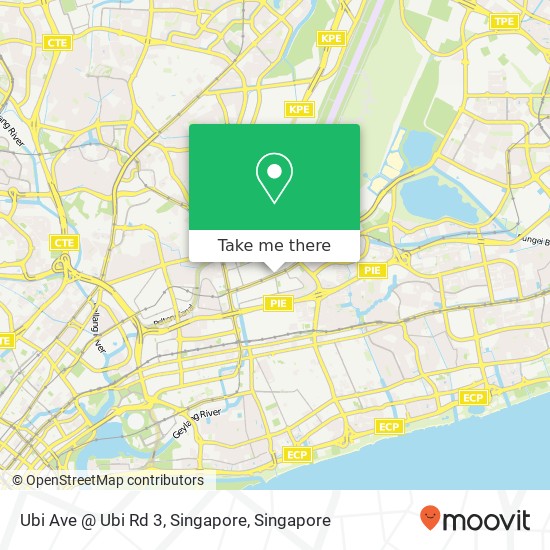 Ubi Ave @ Ubi Rd 3, Singapore map