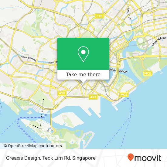 Creaxis Design, Teck Lim Rd map