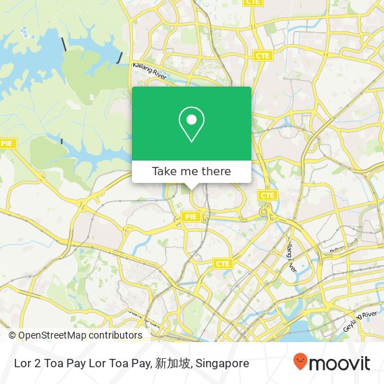 Lor 2 Toa Pay Lor Toa Pay, 新加坡地图