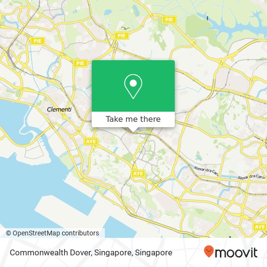 Commonwealth Dover, Singapore map