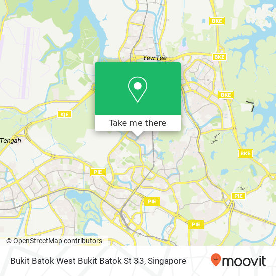 Bukit Batok West Bukit Batok St 33 map