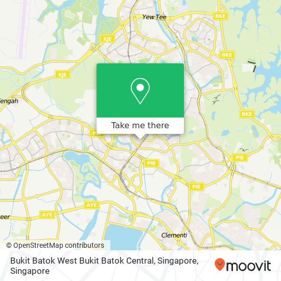 Bukit Batok West Bukit Batok Central, Singapore地图