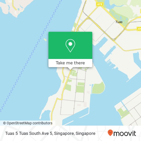 Tuas 5 Tuas South Ave 5, Singapore map