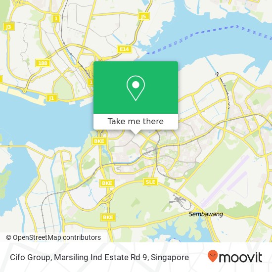 Cifo Group, Marsiling Ind Estate Rd 9 map