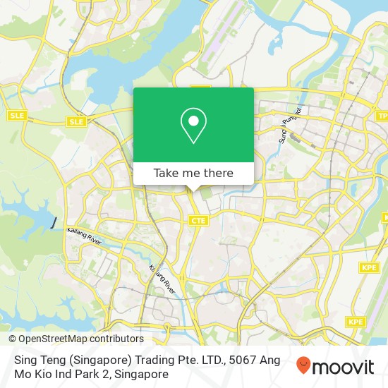 Sing Teng (Singapore) Trading Pte. LTD., 5067 Ang Mo Kio Ind Park 2 map