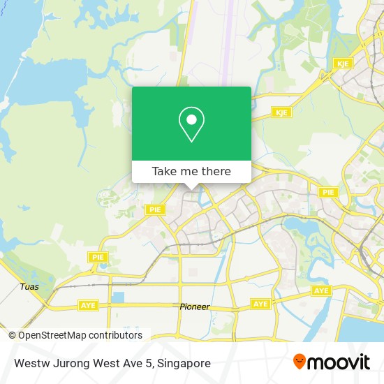 Westw Jurong West Ave 5 map