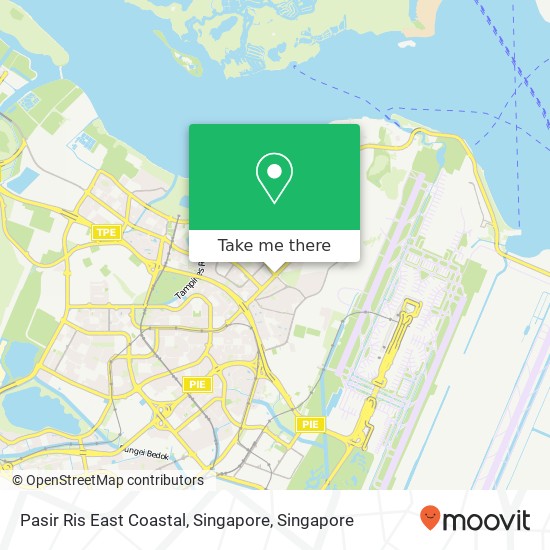 Pasir Ris East Coastal, Singapore map