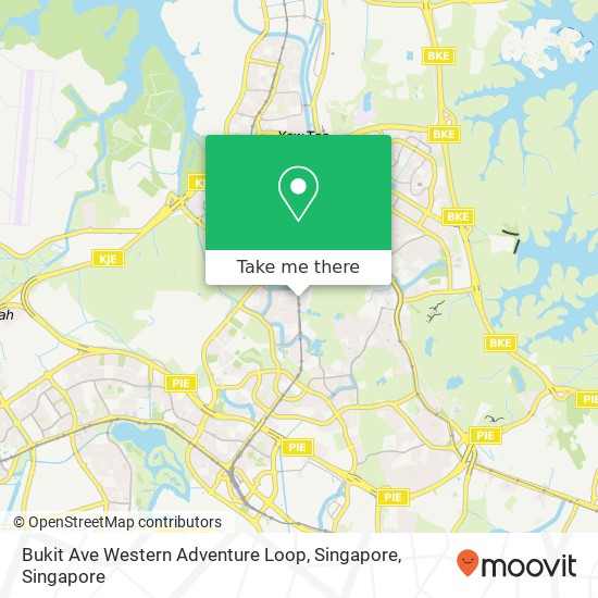 Bukit Ave Western Adventure Loop, Singapore地图