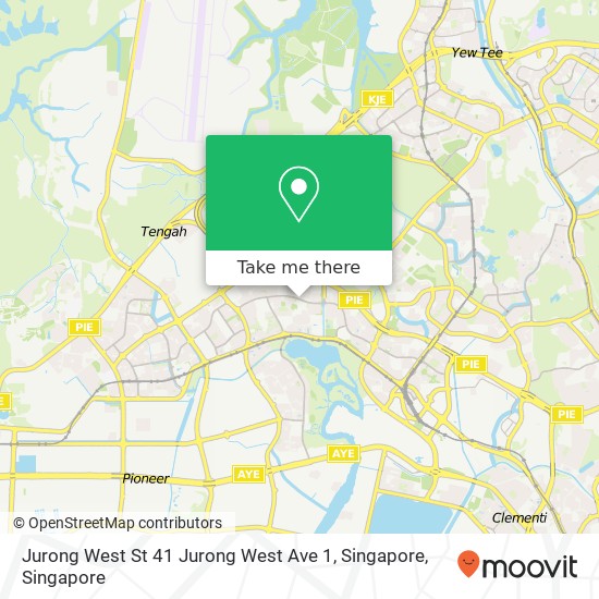 Jurong West St 41 Jurong West Ave 1, Singapore地图