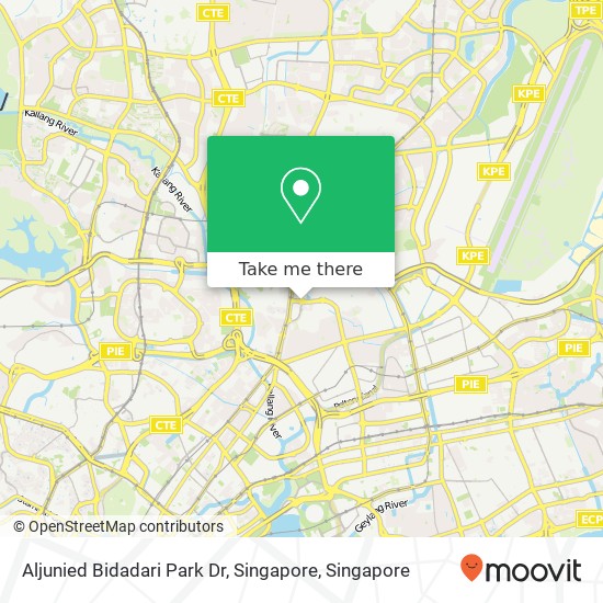 Aljunied Bidadari Park Dr, Singapore地图