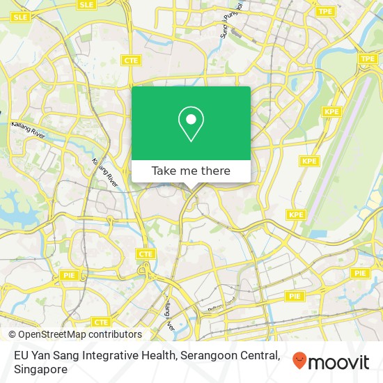 EU Yan Sang Integrative Health, Serangoon Central map