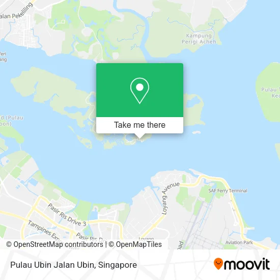 Pulau Ubin Jalan Ubin地图