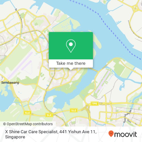 X Shine Car Care Specialist, 441 Yishun Ave 11地图