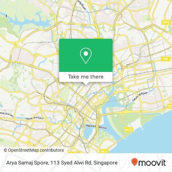 Arya Samaj Spore, 113 Syed Alwi Rd map