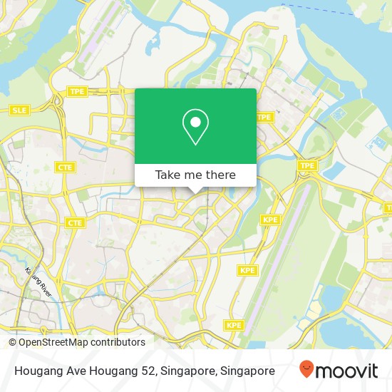 Hougang Ave Hougang 52, Singapore地图