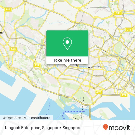 Kingrich Enterprise, Singapore map