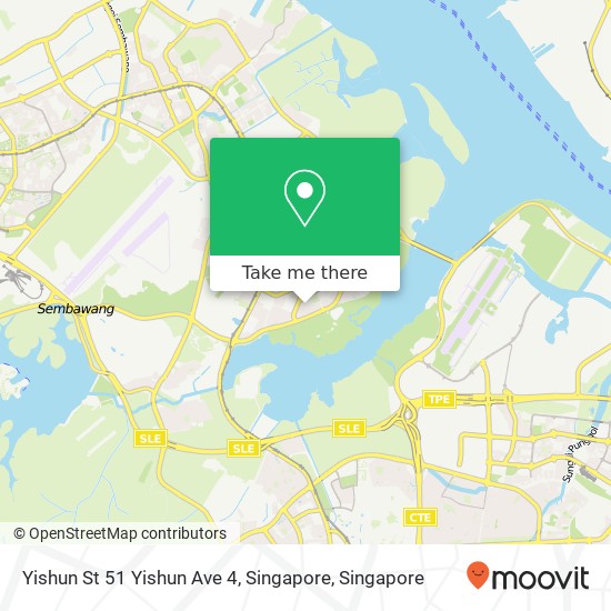 Yishun St 51 Yishun Ave 4, Singapore map