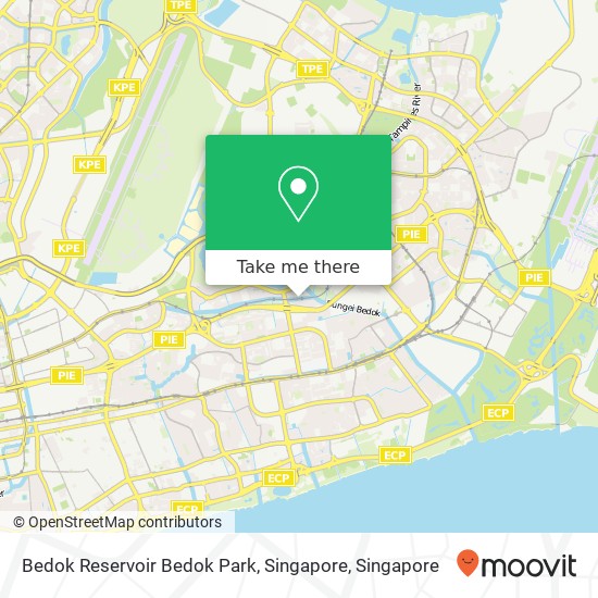 Bedok Reservoir Bedok Park, Singapore地图