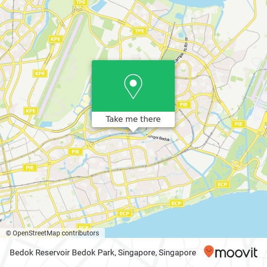 Bedok Reservoir Bedok Park, Singapore map