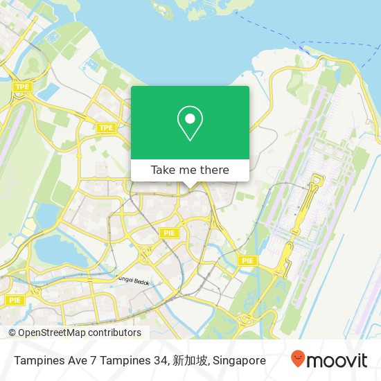 Tampines Ave 7 Tampines 34, 新加坡地图