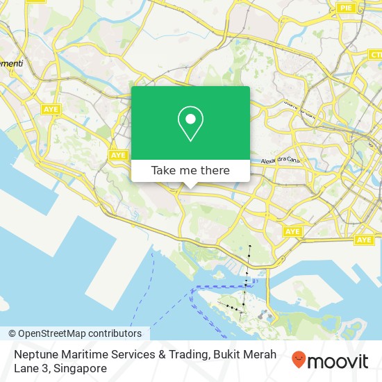 Neptune Maritime Services & Trading, Bukit Merah Lane 3地图