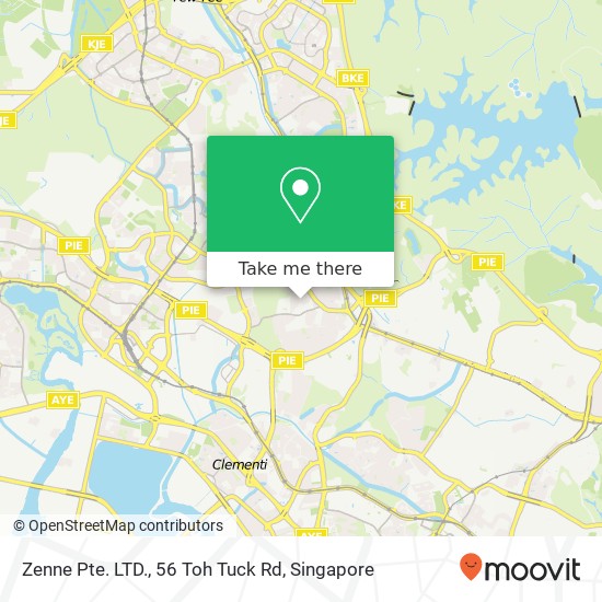 Zenne Pte. LTD., 56 Toh Tuck Rd map