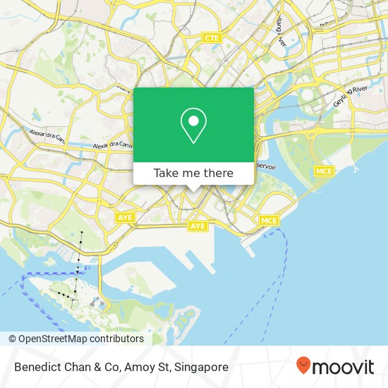 Benedict Chan & Co, Amoy St map