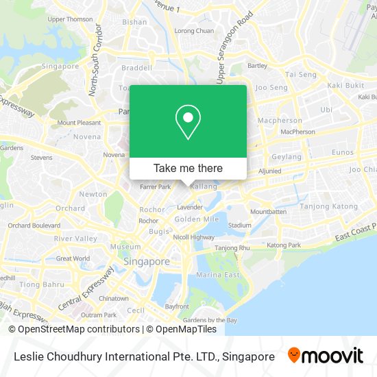 Leslie Choudhury International Pte. LTD. map