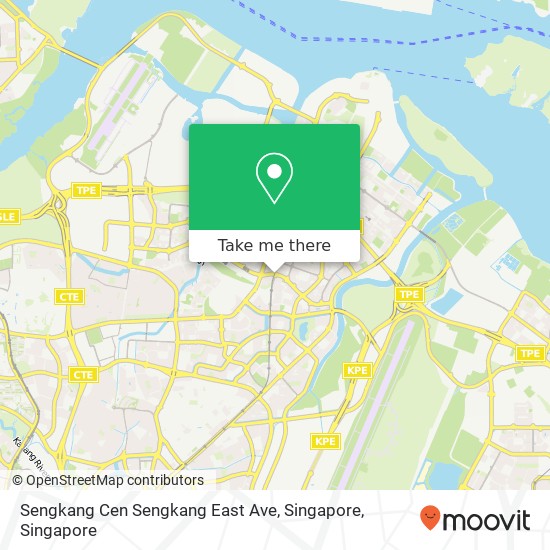 Sengkang Cen Sengkang East Ave, Singapore地图